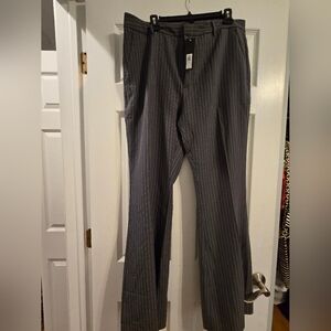 Gray Pinstripe Men's Pants